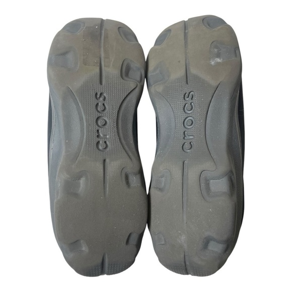 Crocs Women’s Busy Day Black Stretch Lace Up Shoes - Picture 6 of 9